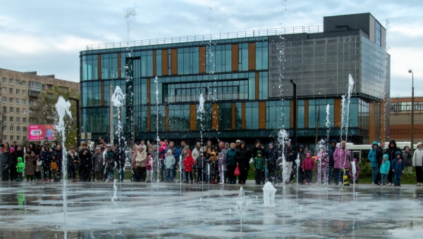 3 мая состоялся торжественный запуск фонтана в Парке Поколений